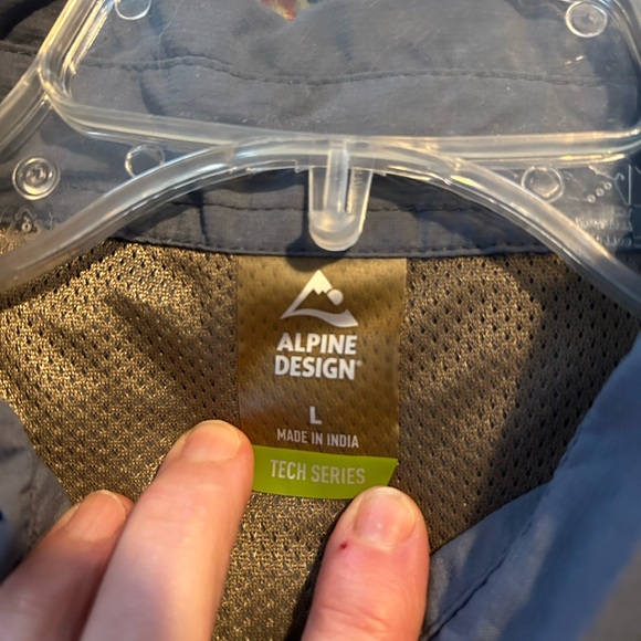 Alpine Design Blue Casual Button Down Shirt - Picture 3 of 6